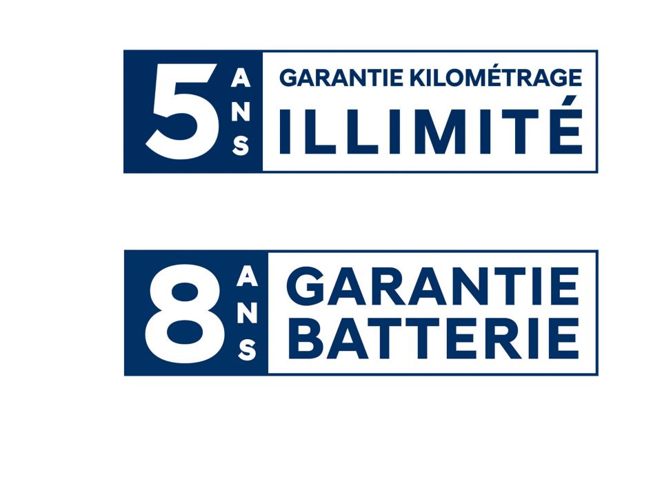 Garantie kilométrage illimité 5 ans - Garantie batterie 8 ans
